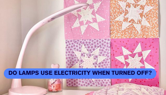 Do lamps use electricity when turned off