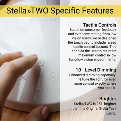 Stella»TWO LED Task Lamp - Bulk Buy (Case of 6)