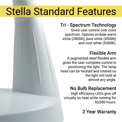 Stella»TWO LED Task Lamp - Bulk Buy (Case of 6)